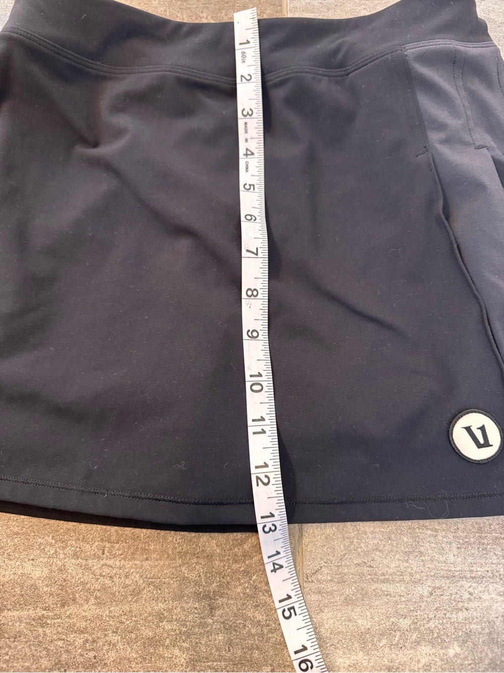 Vuori break point skort, built in shorts, side pleat, 2 tone design - Picture 6 of 9